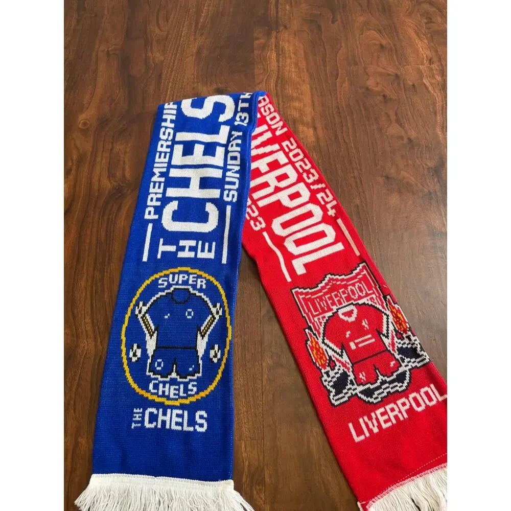 Chelsea v Liverpool 2023/24 Match Scarf - Blue & Red